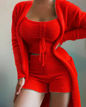 Plush Velvet Pajamas Set